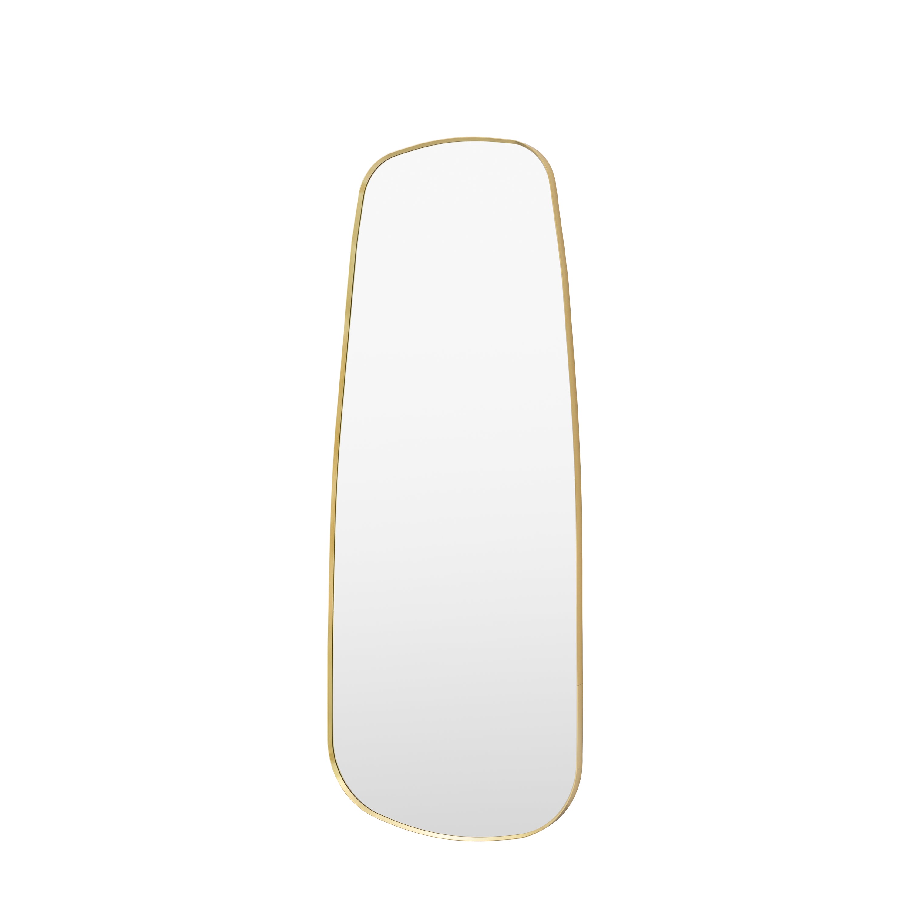 Claude Gold Pebble Full Length Leaner Mirror